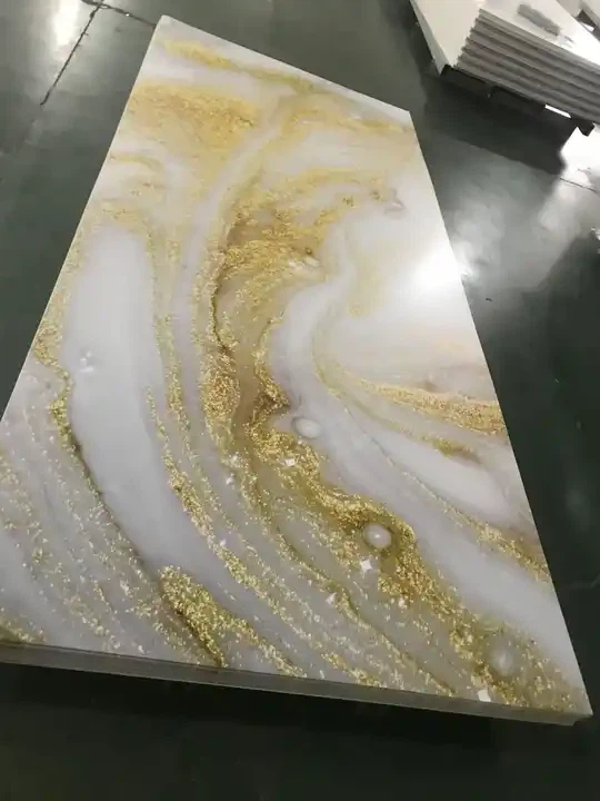 1220*2400mm UV PVC Marble Sheet Wall Panel Waterproof